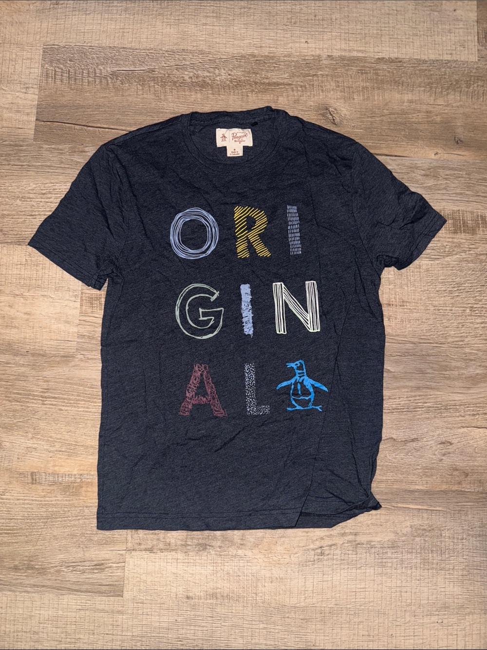 Original Graphic Short Sleeve Tee - Navy by Penguin